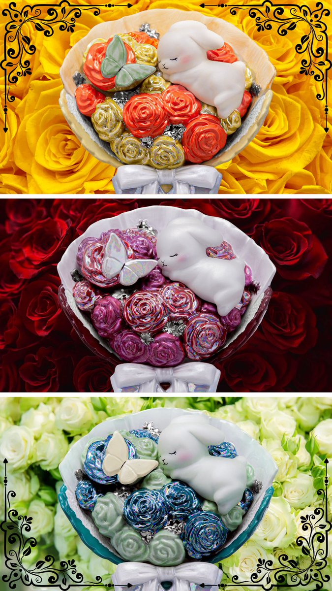 Flower Rabbits Decanter フラワーラビッツデキャンタ (@frd0907