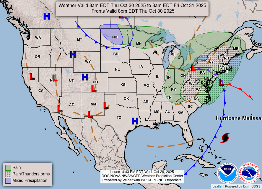 Weather Briefing for Thursday, October 30, 2025

thunderpigblog.blogspot.com/2025/10/wx2025…

• Patchy fog, mostly cloudy, increased winds  &amp; increased chances of rain
• Grocery costs are high, funding is low. Where to find free food in WNC

#WNCnews #MaconWeather