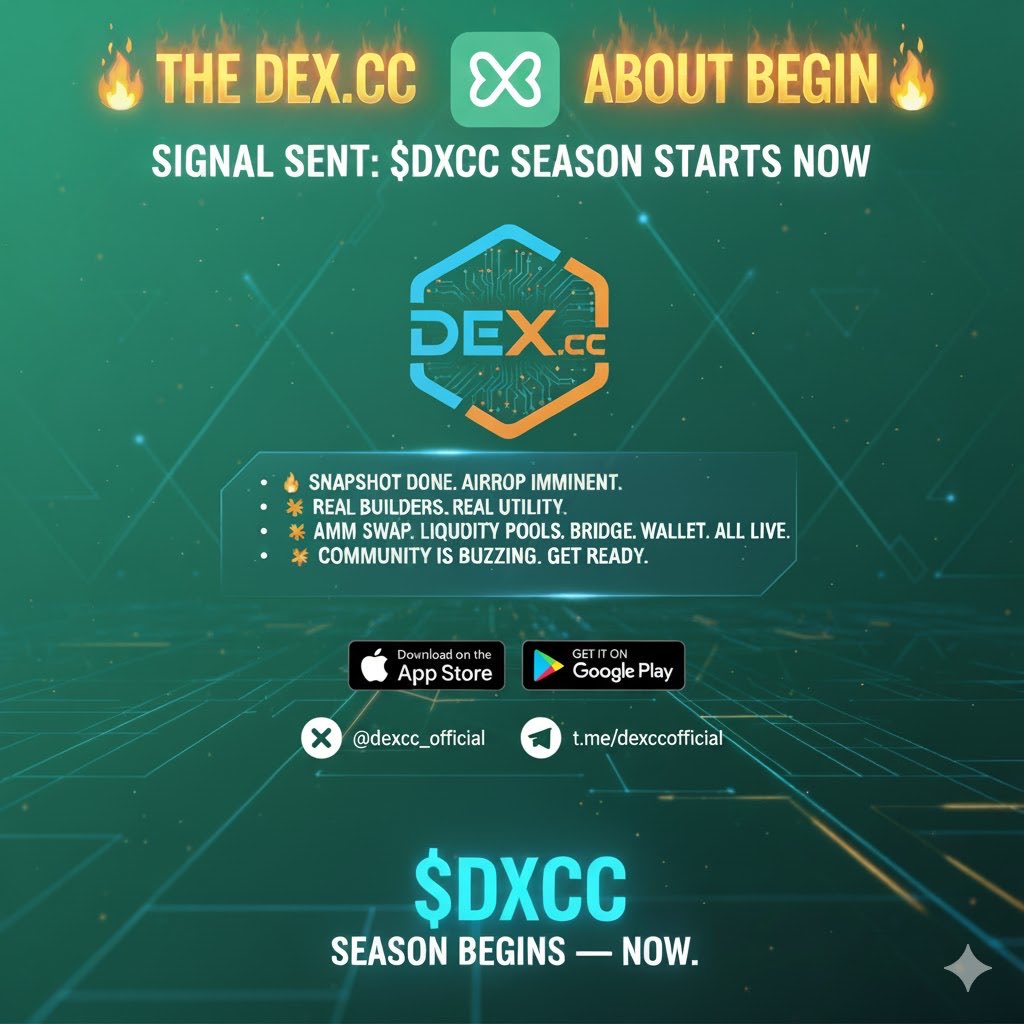 seniorsam_'s tweet image. GM CT!❤️

The next drop of news could change everything.
Because when DEX.cc moves, the entire ecosystem feels it.

Get Positioned:
Play Store: play.google.com/store/apps/det…
App Store: apps.apple.com/ng/app/dex-cc-…

Follow the Movement:
X: @dexcc_official
Telegram:…