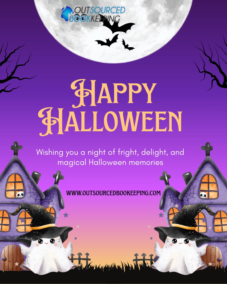 outsbookkeeping's tweet photo. From all of us at Outsourced Bookkeeping, may your Halloween be as organized, accurate and worry-free as your balance sheet. Happy Halloween! #HappyHalloween #NoAccountingFrights https://t.co/ZOoxBKcMzr