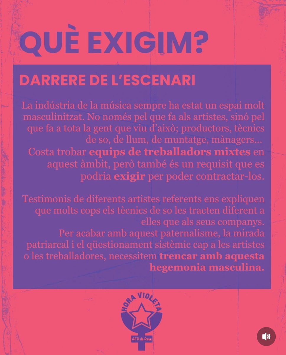LHoraVioleta's tweet photo. @reus_cat @ReusCultura 🟪Què exigim com a feministes? Qüestions ben senzilles⤵️ https://t.co/iADzK1Ma2x