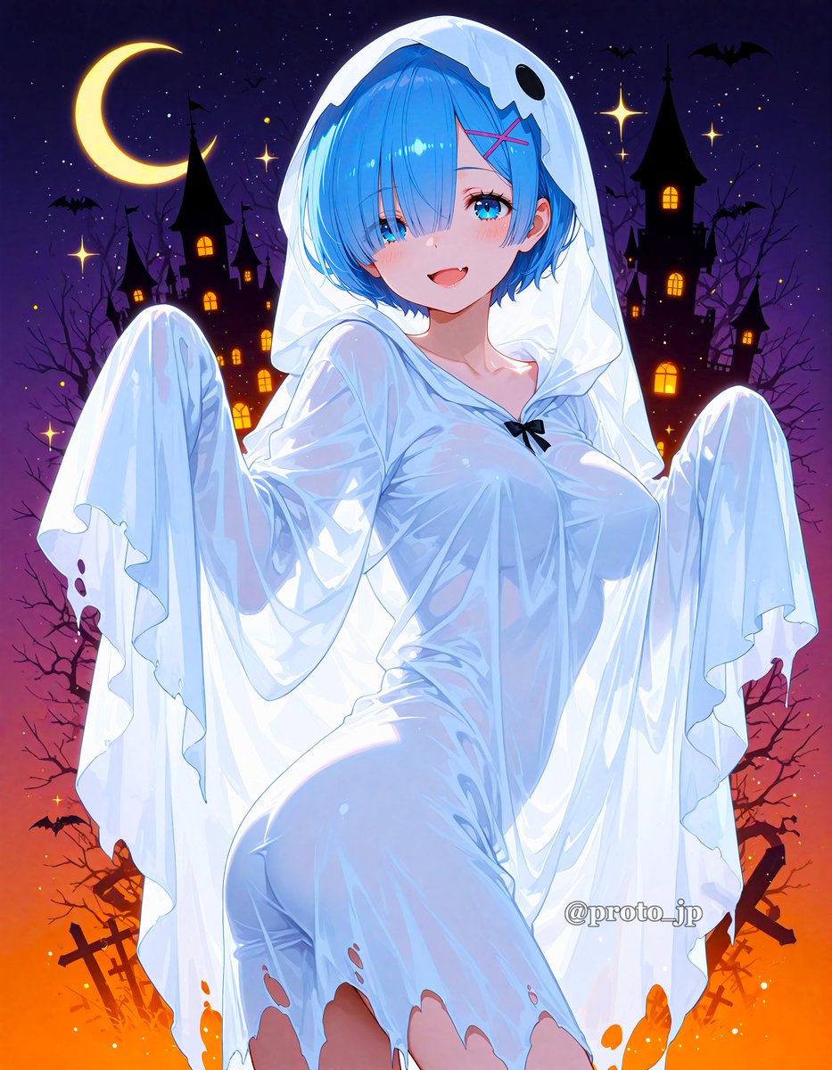 proto_jp's tweet photo. Rem👻レム #リゼロ Re: Zero #Halloween 

👇Tap, load in 4K https://t.co/DUzysAv5v7