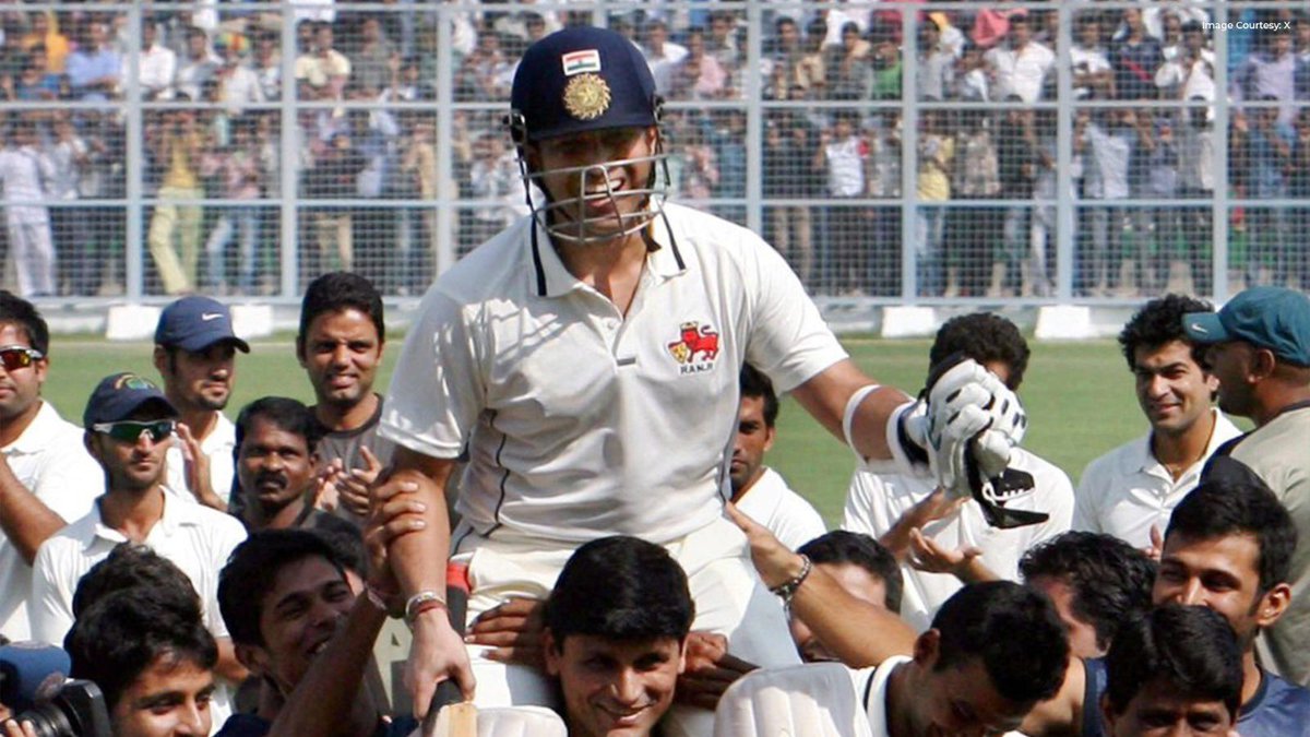 𝐖𝐡𝐞𝐧 𝐋𝐚𝐡𝐥𝐢 𝐰𝐚𝐬 𝐠𝐫𝐚𝐜𝐞𝐝 𝐛𝐲 𝐒𝐚𝐜𝐡𝐢𝐧’𝐬 𝐩𝐫𝐞𝐬𝐞𝐧𝐜𝐞 👌💫

[Sachin Tendulkar, Ranji, Lahli, On This Day]