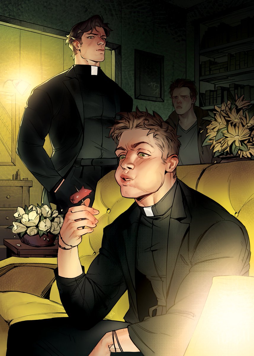 ACA_Sonia's tweet photo. My arts for spn zine✨ 

#supernatural #spn #zine #DeanWinchester #SamWinchester https://t.co/P1TA3XmrRd