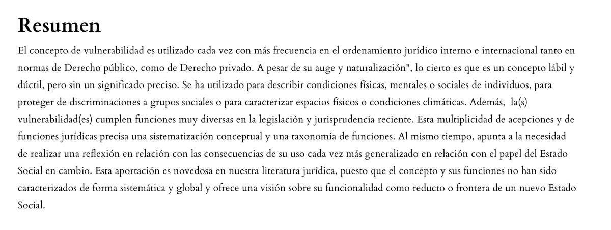 📌Muy contenta por ver publicado este artículo "Vulnerabilidad. Reducto o frontera del Estado Social" en la Revista de Derecho Público. Teoría y Método <a href="/RMetodo/">Revista de Derecho Público: Teoría y Método</a> 
revistasmarcialpons.es/revistaderecho…