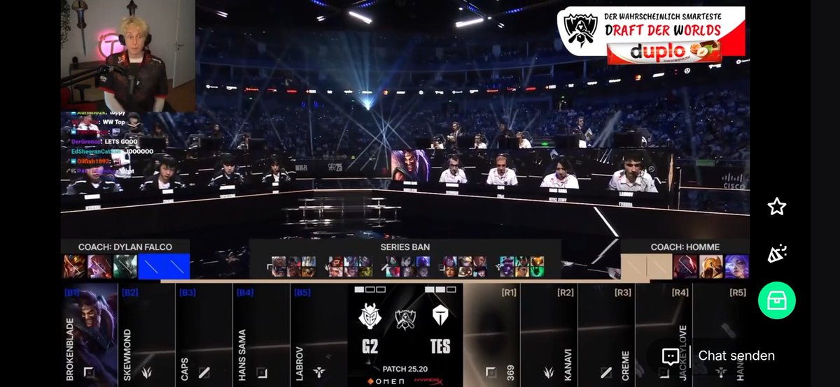 Draaven in! First pick ich lass mich überraschen! Bin so hypt lets go <a href="/G2League/">G2 League of Legends</a>