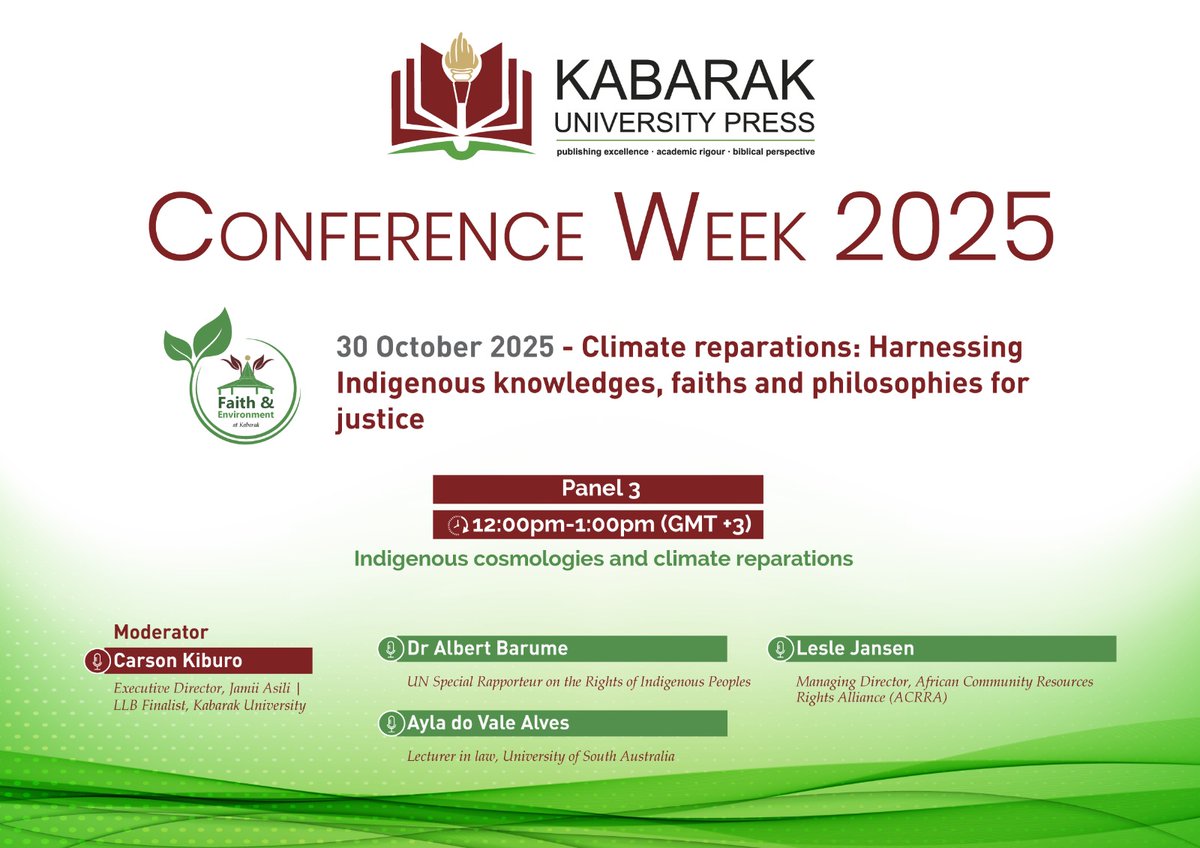 #ClimateJustice #FaithAndEcology #EnvironmentalStewardship  Reverend Justus Mutuku warns that a Protestant focus on saving souls can sideline care for creation. If Eden shows our role in creation, shouldn’t scripture also compel ecological stewardship and climate justice?