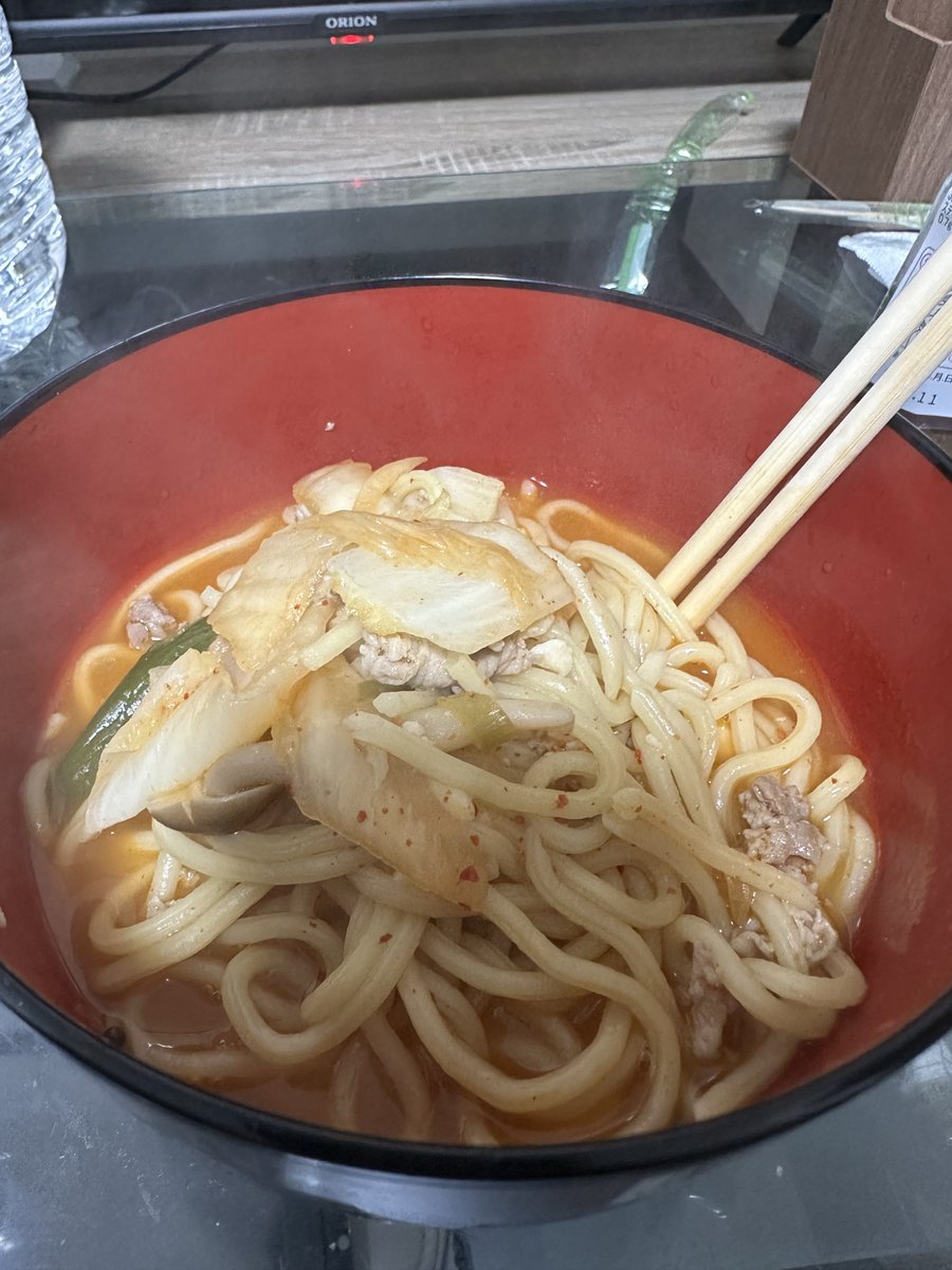 1356yu's tweet photo. キムチ鍋からのチャンポン麺🍜❕ https://t.co/1qFJT9yjRp