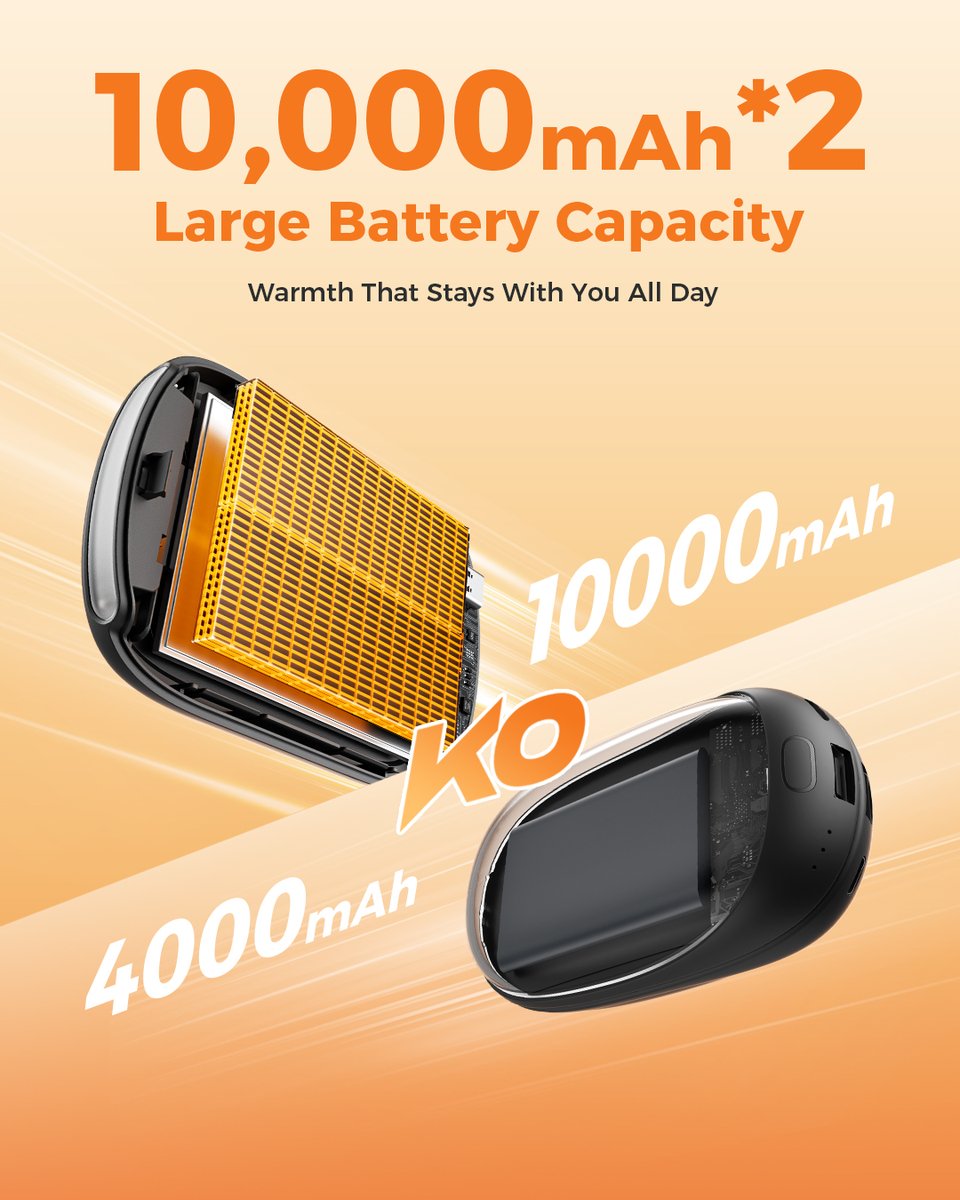 aecoolyofficial's tweet image. Don&apos;t let the cold slow you down. The Glow 01 Portable Hand Warmer is here with an ultra-long battery life.🔋

From frosty morning commutes to weekend winter adventures, it delivers fast, lasting warmth right when you need it.

#HandWarmer #WinterEssentials #AecoolyGlow01