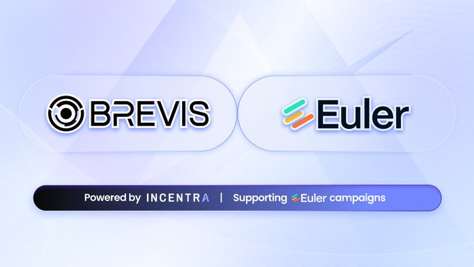 eccentricayo's tweet photo. Ever wondered how ZK tech can supercharge DeFi rewards? Brevis teamed up with @eulerfinance
to launch Incentra-powered campaigns delivering trustless, verifiable payouts that boost liquidity without the hassle of manual ops. #Brevis #ZKDeFi https://t.co/tQ2NIrdFmc