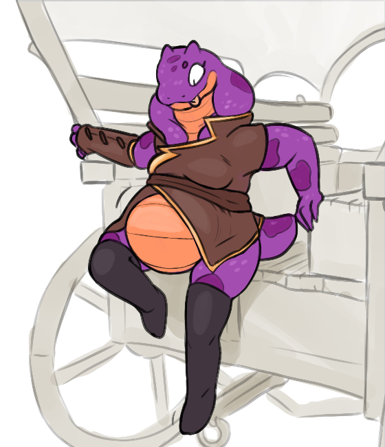 Now, for a real horror piece for halloween...

A cute pregnant Keeshee!