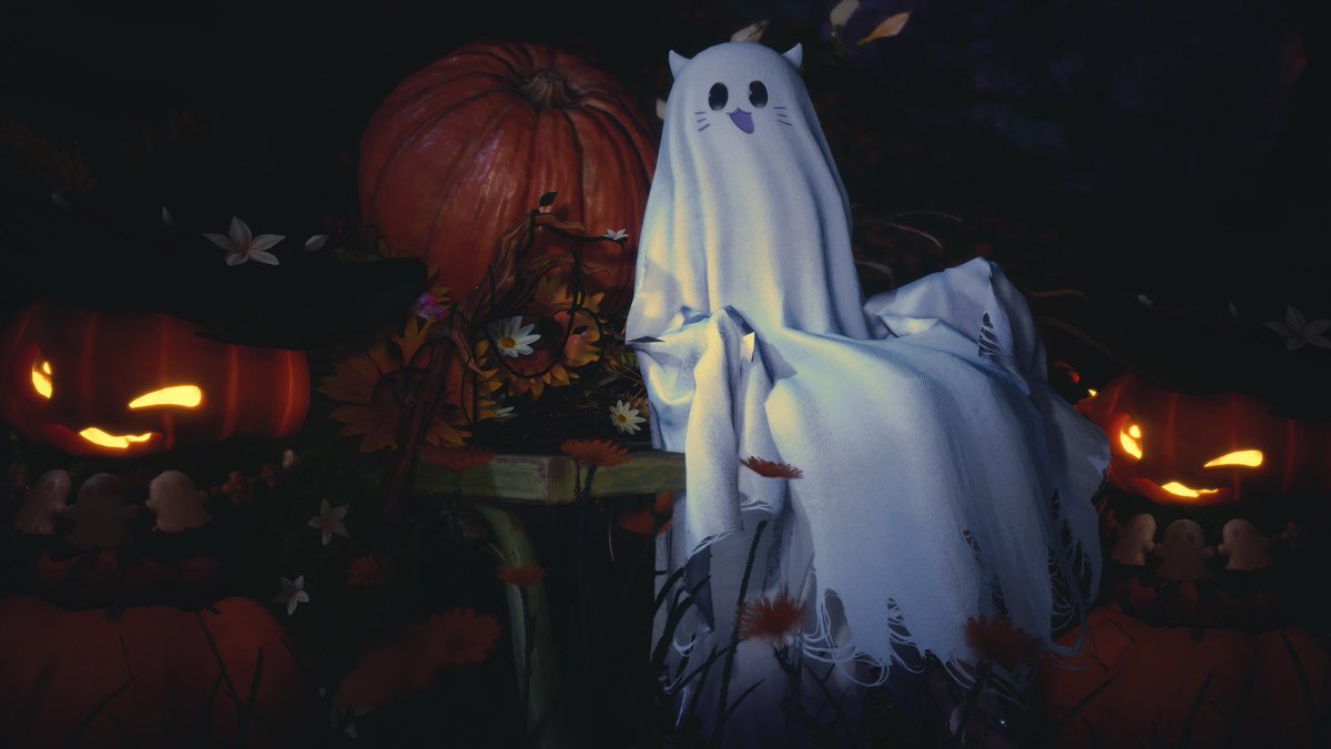 GuncleDavid's tweet image. Happy Halloween everyone! 🎃👻 Here’s a couple cute photos I took. Enjoy! They keep getting flagged as illegal in game, not sure why. Anyone have any info as to why this is happening? I’d appreciate it! #InfinityNikki #infinitynikkitwt