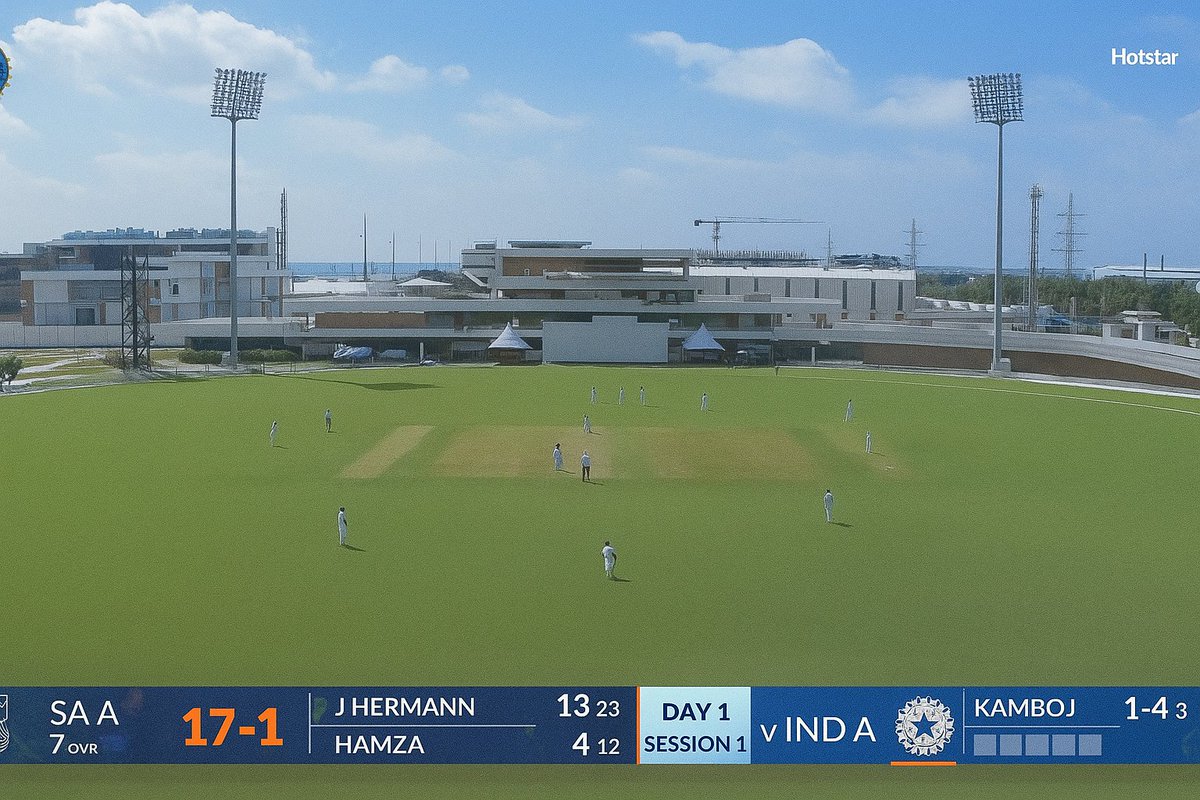 🚨🚨🚨

First time in Indian cricket history BCCI starts producing 40fps live match footage! 

A brand new camera setup installed at the practice ground, all to welcome Rishabh Pant’s comeback 💙

BCCI planning more of these upgrades in the future. 🔥
#INDAvsSAA