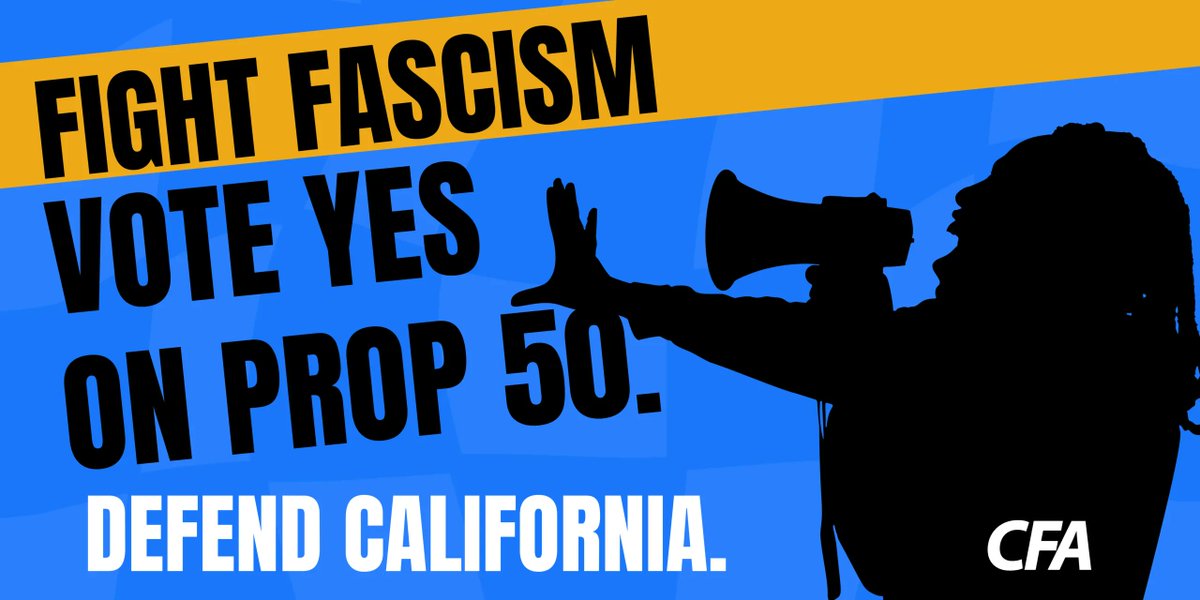 electroboyusa's tweet photo. Vote #YesOnProp50 #DefendCalifornia #FightTrump https://t.co/EgssIkuYnw
