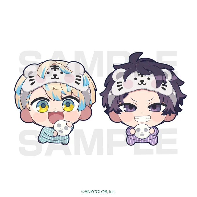 【VT× #にじさんじ コラボキャンペーン】 #緋八マナ さんと #佐伯イッテツ さんのミニキャライラストを担当させていただきました。 よろしくお願いいたします! #にじVT