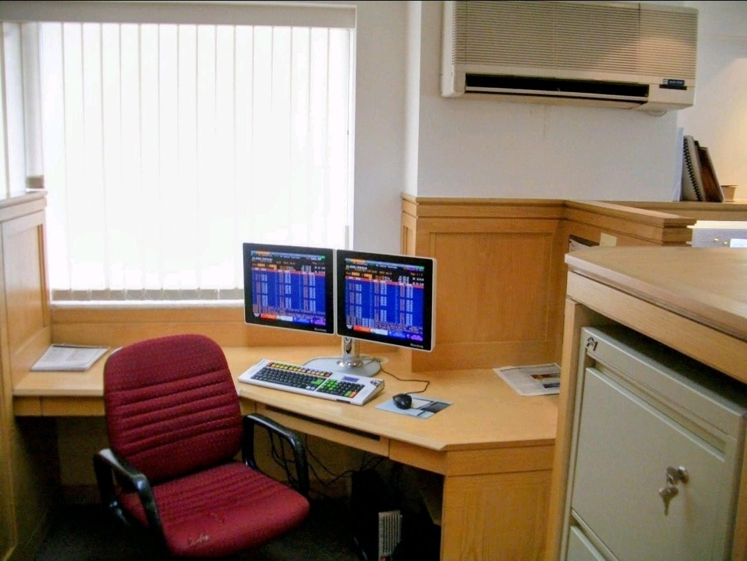 Stephan65164351's tweet photo. This was my first Bloomberg Setup back in April 2005; have to admit it made me feel extremely powerful😀

During my JM Financial days, using the terminal made me feel like the Hermione Granger of the markets, always ready with answers✌️. https://t.co/2AhGk1wMcN