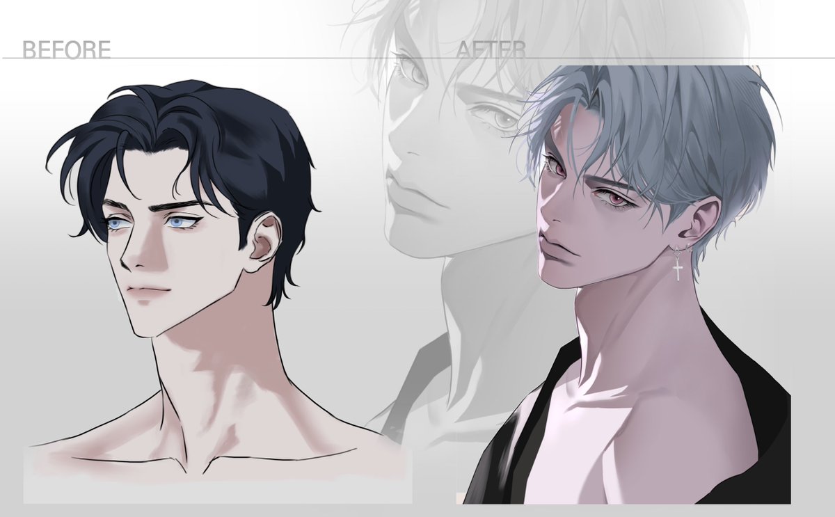 manggle0's tweet image. ✨망글이 반✨ 4개월 비포 애프터 자랑해봅니다 ☺️