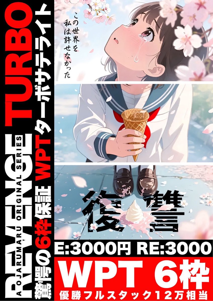 本日のトーナメントは🔥🔥🔥

⚠️こちらの投稿を引用リツイートでE:REが1000円引き!🥰

上位4名一撃6枠保証💞💞💞
⏲️18時タイマースタート
※参加費:サービス適用時
E:RE 5000円
早割無し6000円😨
引用リツイート無し7000円😨😨
スタック:30000点😽
レイトレジスト21時✨🌸