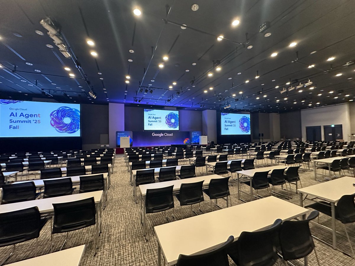 Google Cloud 主催のファイナルピッチ、応援に来ましたー！！！！
Aliciaさんの登壇は次！！🥳
#gcai_agent