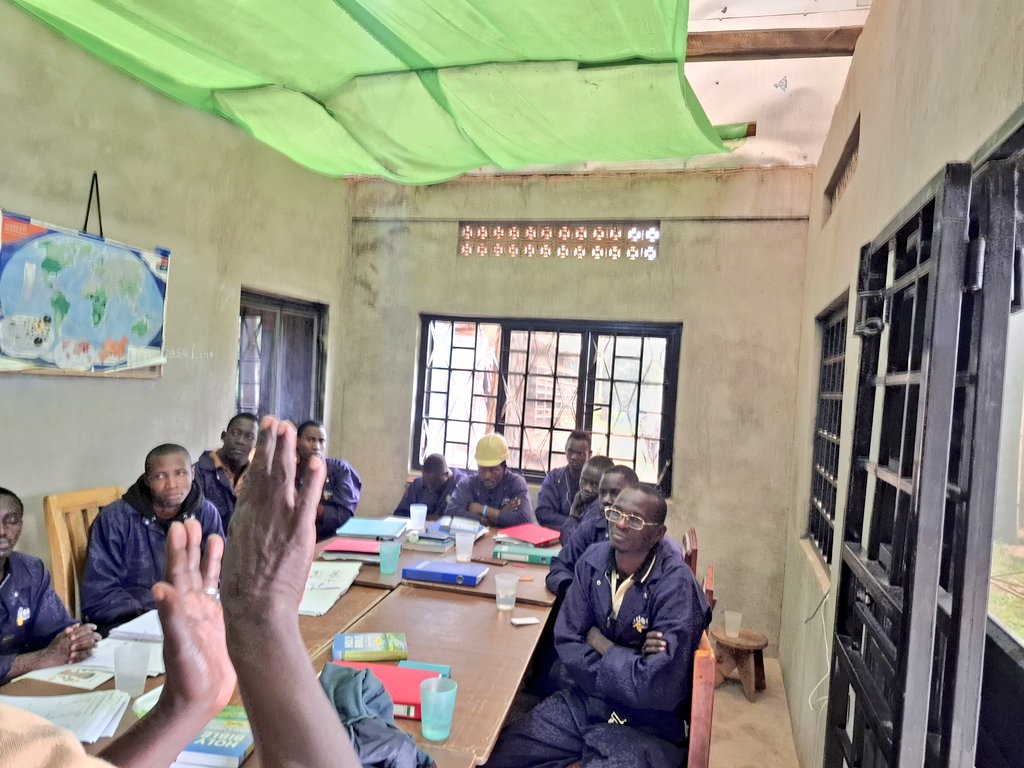 emmalumu23's tweet photo. I together with the team from @BambaForge  had an inspiring visit yesterday to Ideas of Workshop, a program equipping youth with special needs with vocational skills in metalwork and carpentry. 
With the help of their sign language interpreters, we shared words of motivation and look forward to returning to provide character development training as part of our ongoing support.