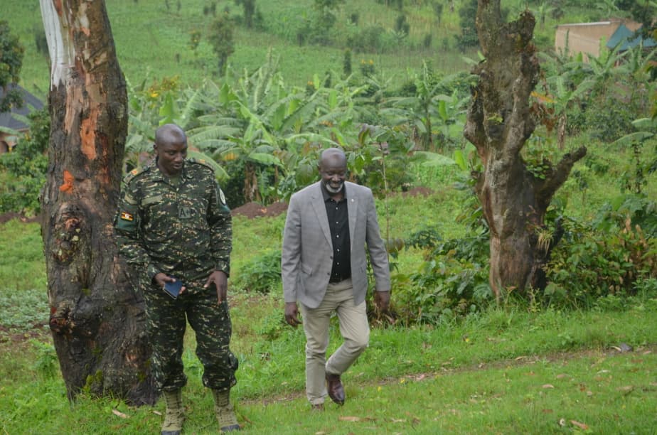 nshanganelson's tweet image. I led a team of @KabaleDistrict  officials  with a UPDF delegation led by Col Deo Byate Karikona  the director of ideological development at the @MODVA_UPDF inspecting sites of projects the UPDF will construct in Kabale district as the army marks its 2026 Tarehe Sita.