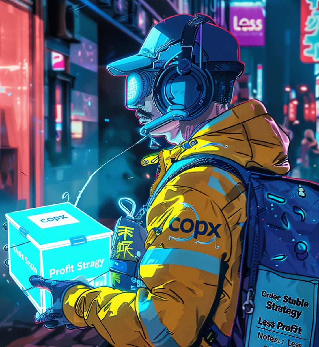 “哥，今天送的是什么？”
——“一份稳定的佣金收益，加点智能酱。”
#COPX 让AI为你打工⚡️