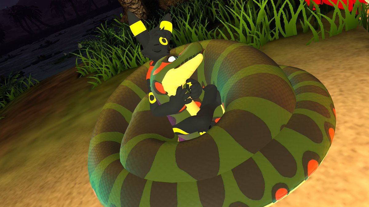 FoxboyFlake's tweet photo. Here's some pic i took with @Ryder_Moonlight as he's enjoying the cuddles seeing how my snake Kaula takes care of her coil warmers~ https://t.co/4WR1uXDJjV