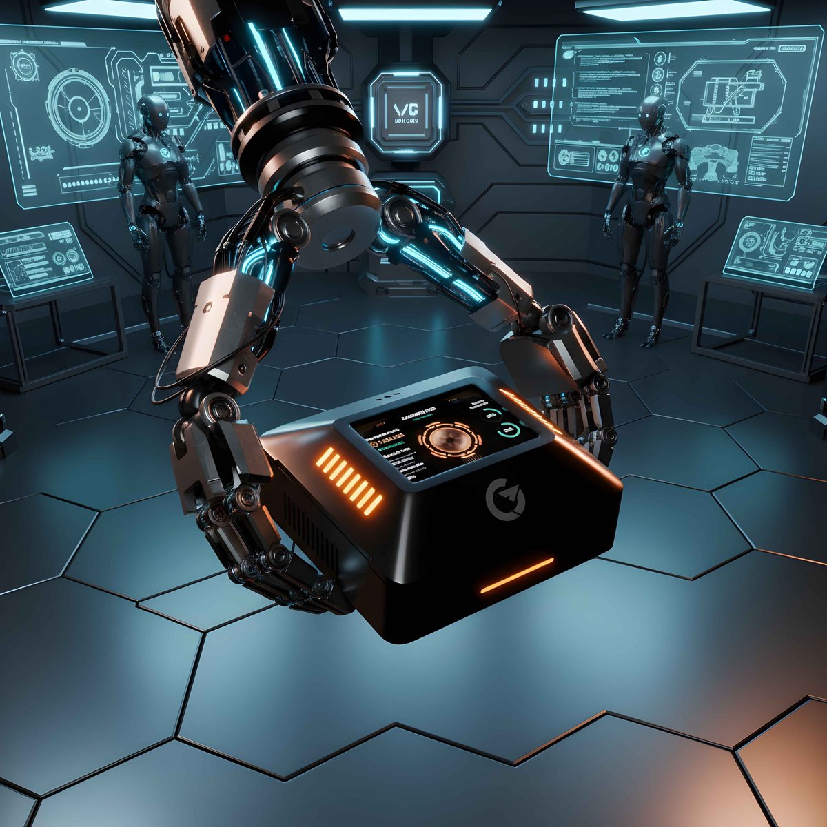 iGAM3_ai's tweet photo. Robotics needs not only speed, but also RESILIENCE

If robots rely solely on cloud, they become vulnerable. The latency, disconnection, or downtime may break autonomous systems, leading to massive losses. That's why The Edge is critical

We build a decentralized network where every device is a part of a self-healing global mesh, processing data locally for faster, safer, unstoppable compute

The hardwares that represent our technology are called Edge Devices on @peaq