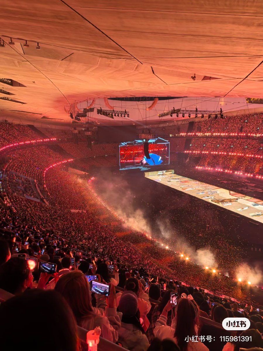 lcnsasae's tweet photo. audience at Zhang Yixing’s Bird’s Nest concert https://t.co/vCh3GKNqcI