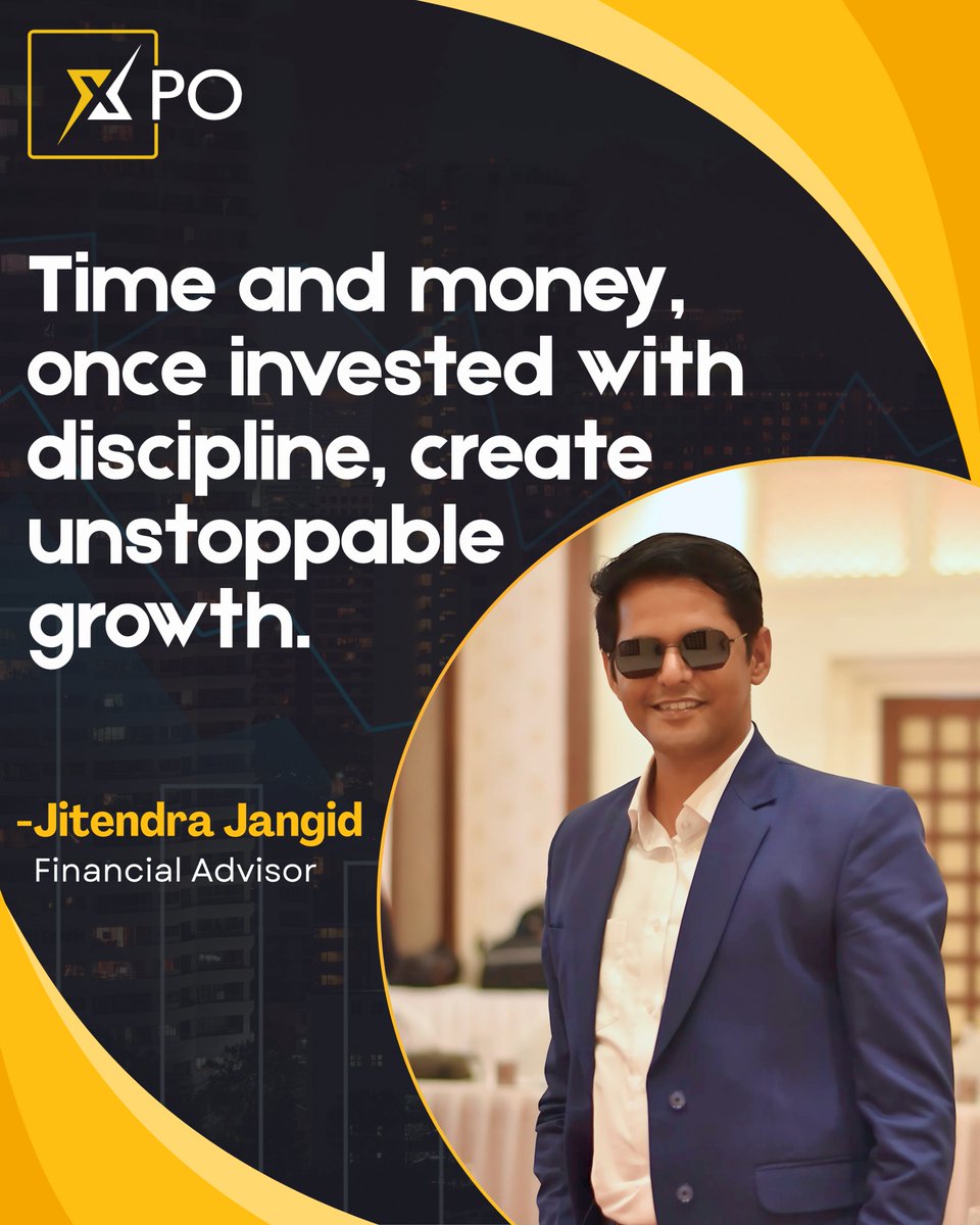 Jitender4059's tweet photo. Time and money are your greatest assets — when invested wisely and with discipline, they create unstoppable growth.
Every smart choice today builds the foundation for tomorrow’s success.
:
#GrowthMindset #SmartInvestment #wealthbuilding #jitendrajangid #ilovexpo https://t.co/rz1m4HeHro