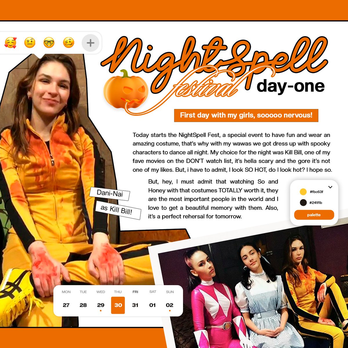 esthelarys's tweet image. ㅤ ㅤㅤㅤ   ㅤ ㅤㅤㅤ
⠀ᅠㅤ ㅤ⬤̵ᰯ̵̵ུ ᭢༘۠.ི🎃𒂭ㅤ ⠀#𝗡𝗶𝗴𝗵𝘁𝖲𝗉𝖾𝗅𝗅𝗙𝗲𝘀𝘁𝟤𝟧    ㅤ
⠀ᅠ   ㅤ  today it's the first day as wa-guests, but
ㅤᅠᅠㅤtomorrow we're going to be performers.
  ㅤ ㅤㅤㅤ   ㅤ ㅤㅤㅤ