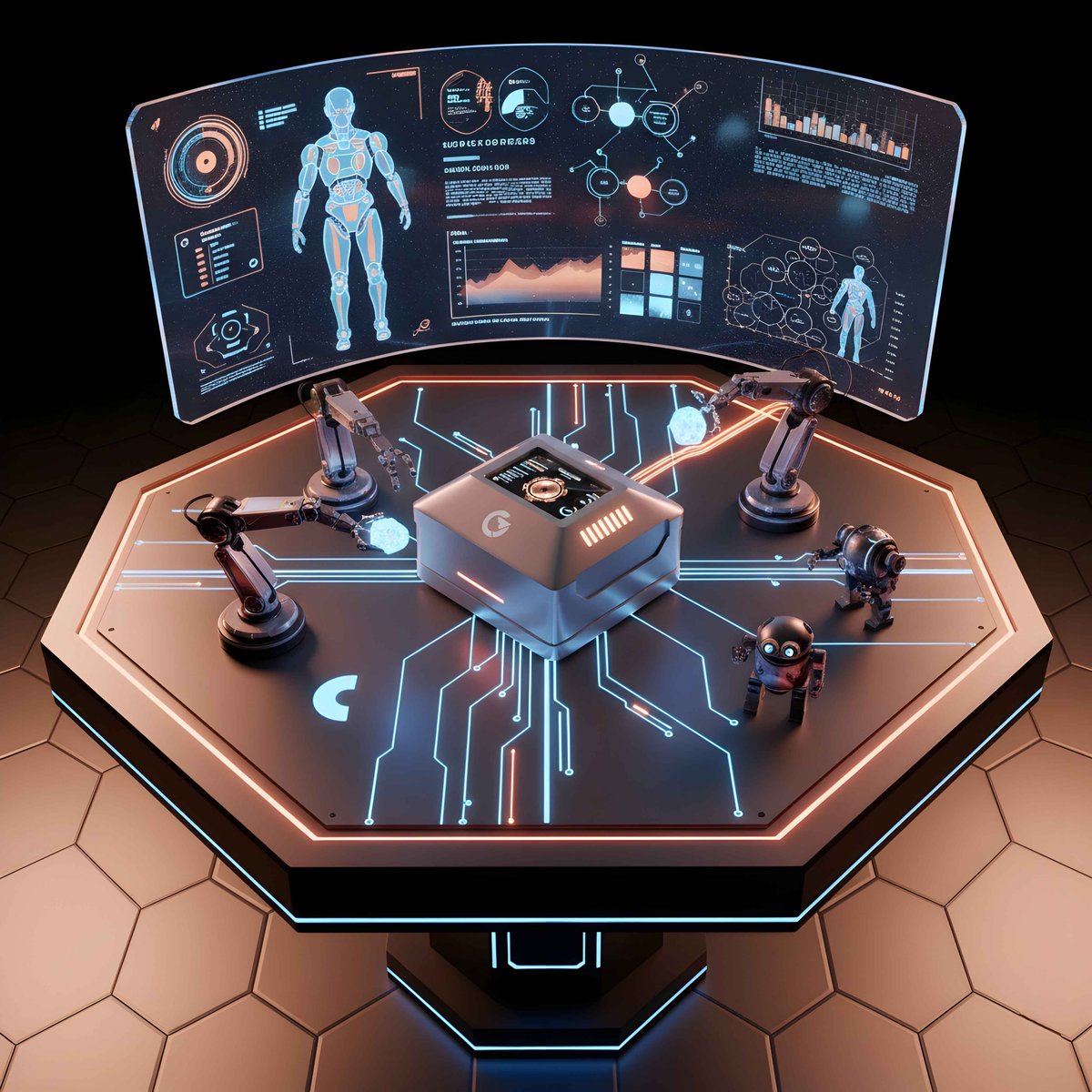 iGAM3_ai's tweet photo. What happens when AI meets Web3?
You get M1 Agent &amp; M1E, the Edge Devices made for robots that can think, learn, and earn

⚙️ Real-time compute
🧠 On-device AI
🔗 Blockchain integration https://t.co/3NVHESbD8u
