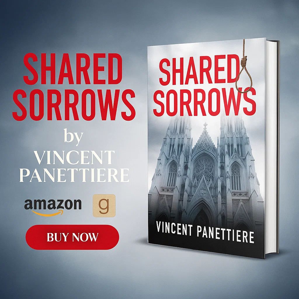 A violent act during the Columbus Day parade sets Frank's new life in motion, bringing both chaos and connection. amazon.com/Shared-Sorrows… #Books #Literary #Thriller <a href="/kidbklyn/">Vincent Panettiere</a>
