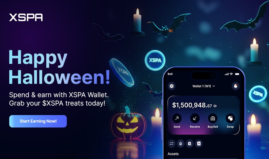 XSPA_ai's tweet image. Happy Halloween, #web3 ! 🎃
This space has enough ghosts, rugs, and fake promises.
Time to stick with what’s real.
$XSPA Wallet
Your #keys. Your #wallet. Your #control.
linktr.ee/xspaofficial