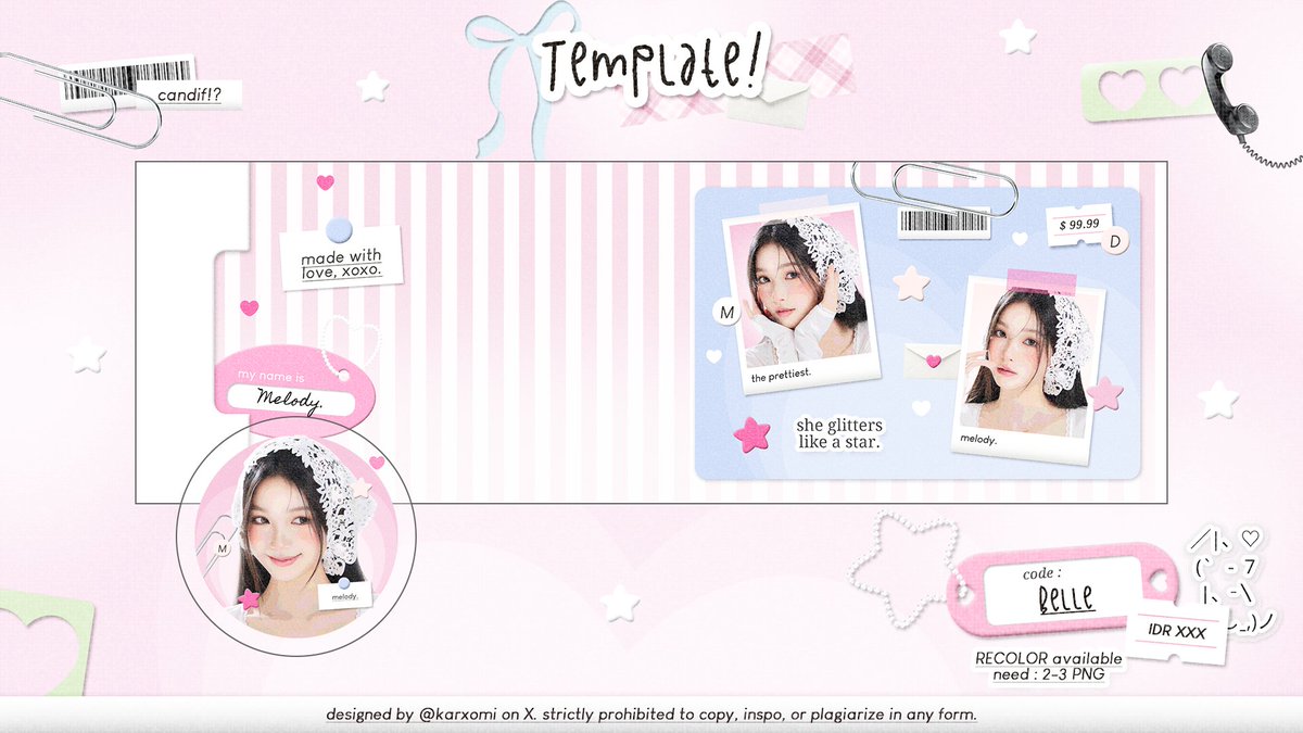 help repost 🎀✨ 

halooo!! ada template layout yg bisa dijemput yaaa .. pricinya ada di alt, tersedia dalam format ipv atau psd (♡) bisa dp dulu atau fullpay yah.. tanya tanya bisa dm akuuuu. timakasiiii 

#zonaba #zonauang
