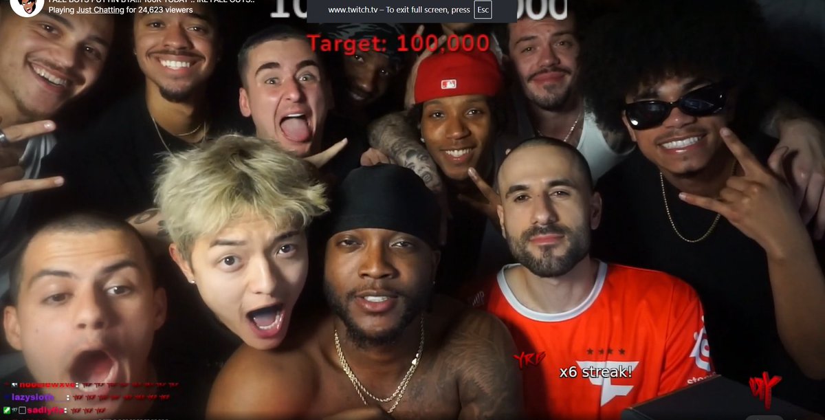 LynxSynthos's tweet image. @YourRAGEz Hit 100k  #faze #fazeclan #fazeadapt #Adapt #silky #lacy #stableronaldo #jasontheween #kaysan #arky #cinna #FaZeUp #Fazeboys #fazesilky #100K #streamer #twitch