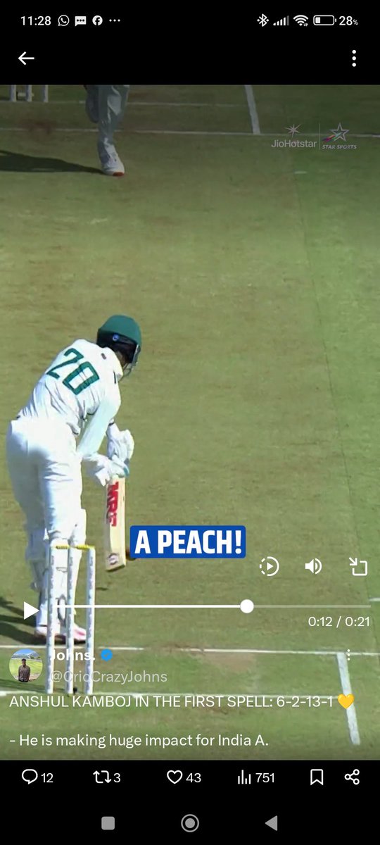 maheshsinghal's tweet photo. @CricCrazyJohns Who is this batter and does @MRFWorldwide has really sponsored his bat??

MRF usually associates with only 3-4 top batters in the world🤔🤔 https://t.co/7bNehMeqWR