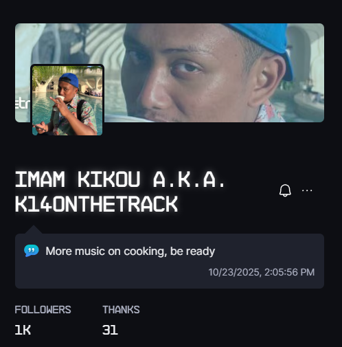 imamkikou a.k.a. K14 on the Track 🟡⚪⚫ tweet media
