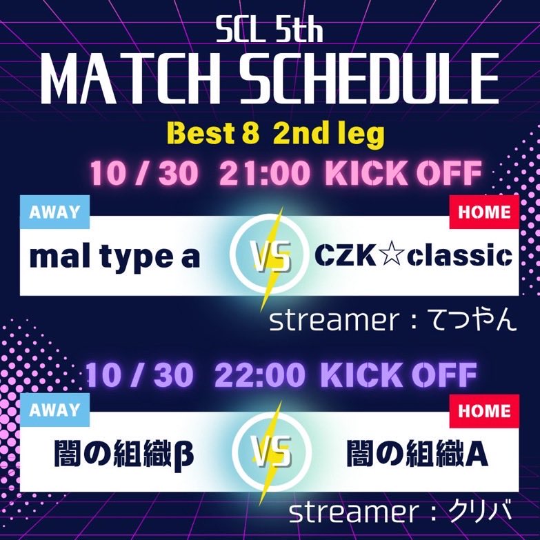 rai14football's tweet image. SCL5th
22時の部
闇の組織β🆚闇の組織A
初戦は2勝1敗 勝点6で闇のAが勝利
闇のβは全勝か2勝➕延長PK勝ちの勝点6で
得失点差4を覆す事が勝上がり条件❗️
闇のAが有利ではありますが
まだわからない
熱い闘いに声援を‼️
ミラティブ配信はクリバさん
#サカつくRTW
#SCL
#SCL5