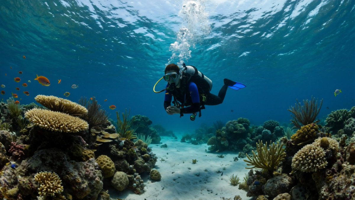 PromptSin's tweet image. Discover the beauty beneath the waves—dive in and explore! 🌊✨ 
#MarineLife #ScubaAdventure