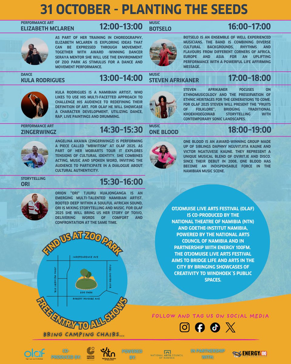 OLAF_Namibia's tweet photo. See you tomorrow!

#OLAF2025 #GardenOfExpression #ArtsInTheCity https://t.co/jbDIr5jFEo