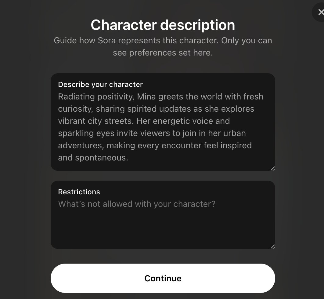 生成した動画から直接キャラクター作成できるんだ👀 #Sora2