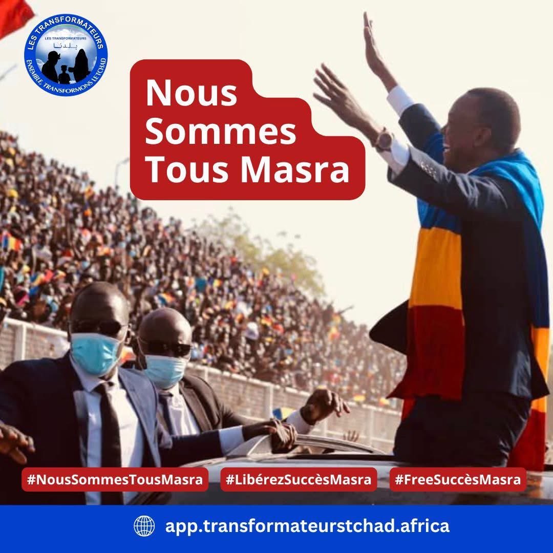 TransTchad's tweet photo. En détention arbitraire depuis 167 jours, l'état de santé du Président Succès MASRA se détériore de jour en jour et nécessite une évacuation sanitaire urgente.

#LibérezSuccèsMasra
#LibérezSiguidéDjimtoïdé
#LibérezTousLesPrisonniersPolitique 
#RaysKimGuerrierEternel 
#TousContreLesInjustices 
#NousSommesTousMasra