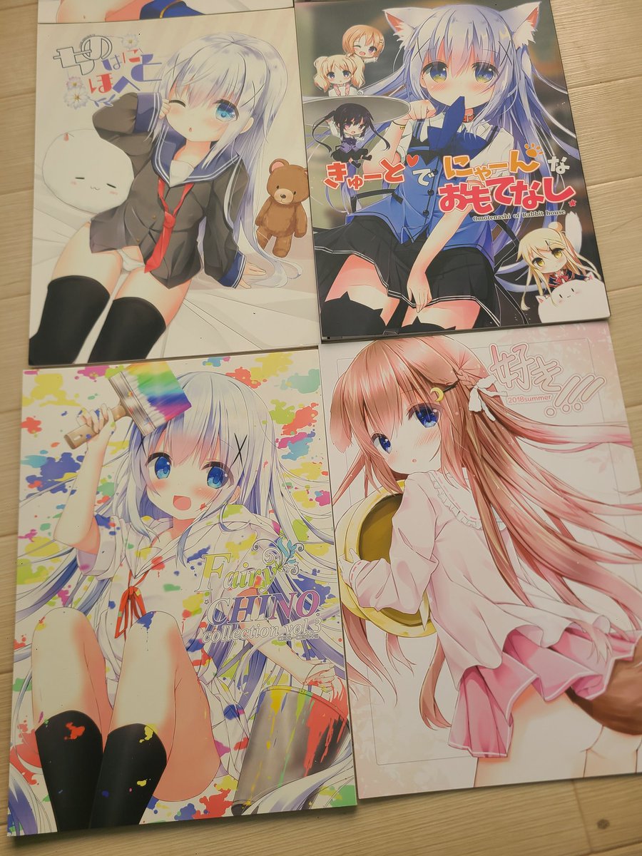 ALEX400ST250's tweet photo. ごちうさ本
2.3枚目は同じ作者さん

チノちゃんフォーカスしたもの多め
折れ色褪せはあんまり無し https://t.co/b8O6Y2p3rs