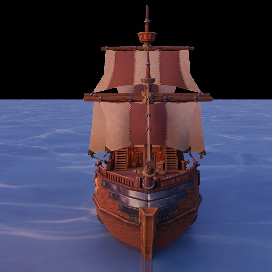 SlagPerch3D's tweet photo. Hello. Today, I share this #pirate #ship. Asset that I made a while ago.

~~~
#blender #3d #3dmodeling #3dmodel #stylized https://t.co/FBsXAz2po0