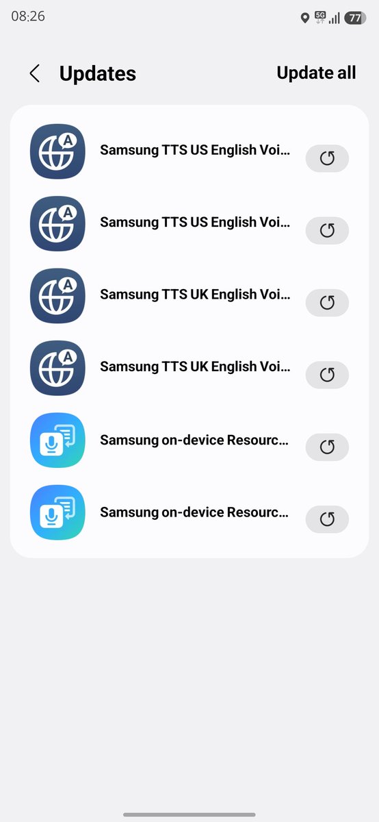 تحديث حزم اللغات المستخدمة للذكاء الاصطناعي في سامسونج ومن ضمنها اللغة العربية في متجر جلكسي