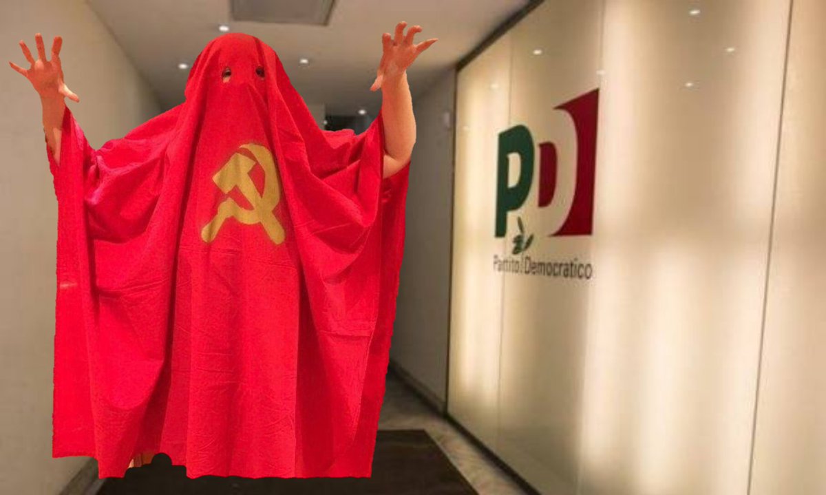 confundustria's tweet image. Domani andiamo a terrorizzare quelli del PD.

#Halloween2025