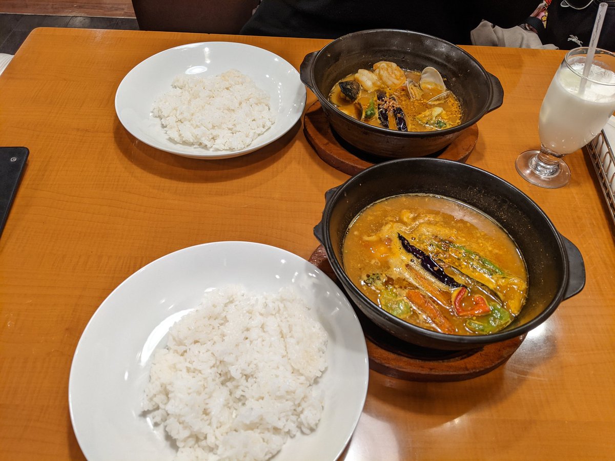 新婚旅行最終日
お昼ごはん