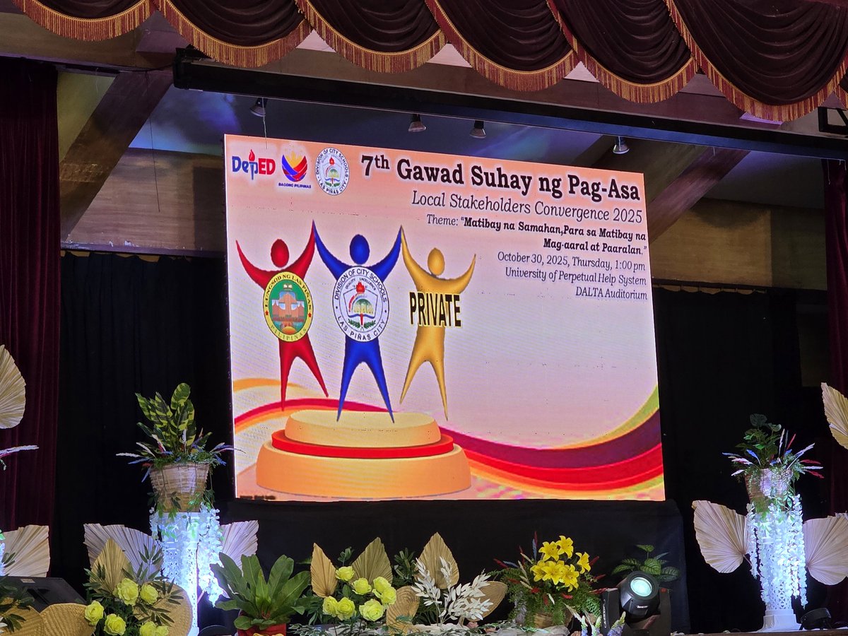 aris_ignacio's tweet photo. Currently attending the 7th Gawad Suhay ng Pag-asa. 😊

#SISC #CITE #BTSOutreachProgram #LPCLGU #DepEd https://t.co/3PN7ddjPNz