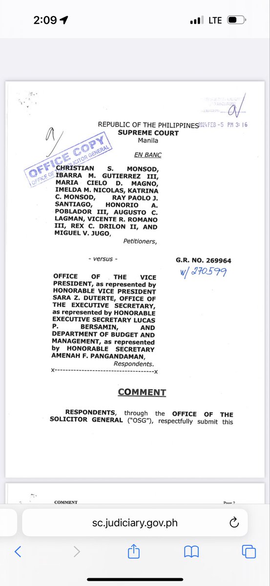 rasmuskaf's tweet photo. @iSabongera lol! That means hindi mo pa nakita ang notice of disallowance and the request to return ₱75M of the OVP by the Supreme Court? Diba ang saya saya ng news mo? Ramdam mo ang Sampal sayo? https://t.co/GOL9T9AfAY